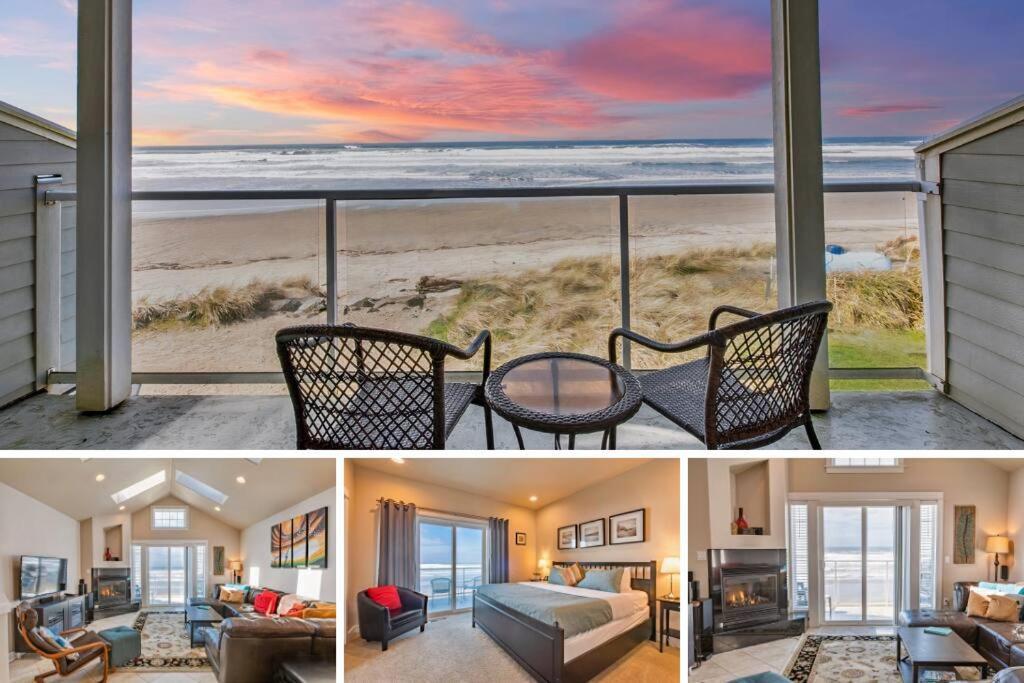Rockaway Beach Vibes,Waterfront Oceanfront Rockaway Beach House Near Downtown,Wifi, Washer Dryer Bagian luar foto
